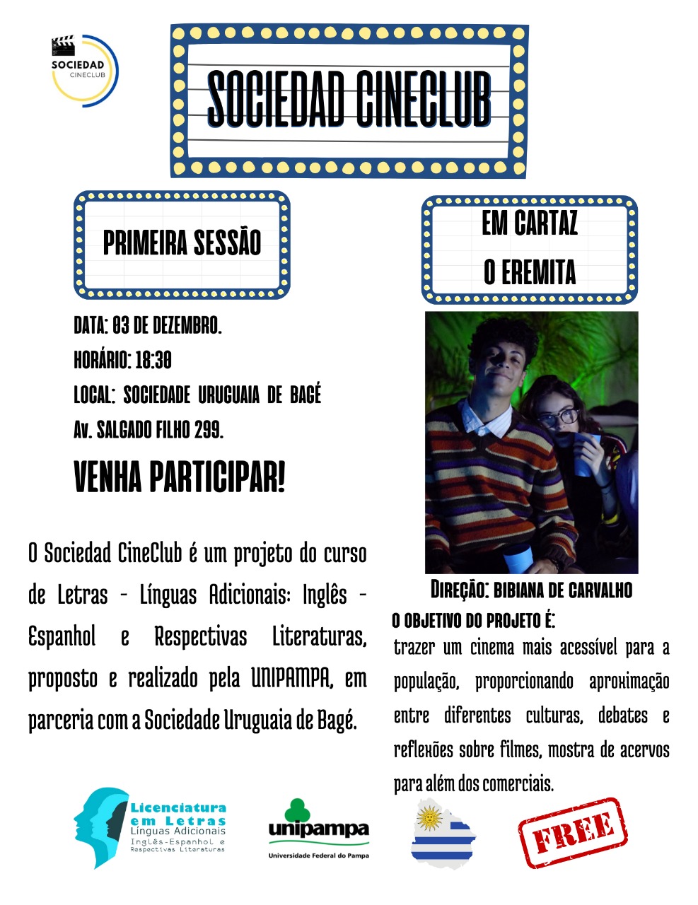 Cineclube na Sociedade Uruguaia Cineclube na Sociedade Uruguaia
