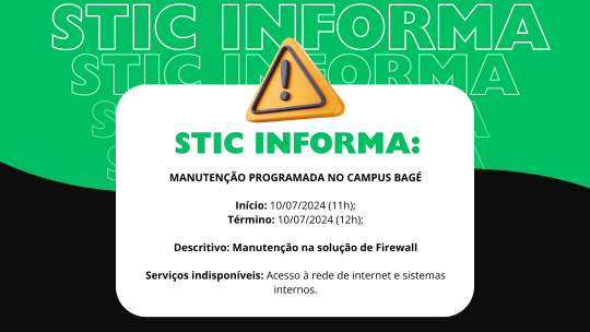 Manutenção programada Manutenção programada