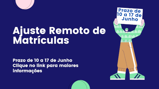Ajuste Remoto de Matrículas Ajuste Remoto de Matrículas