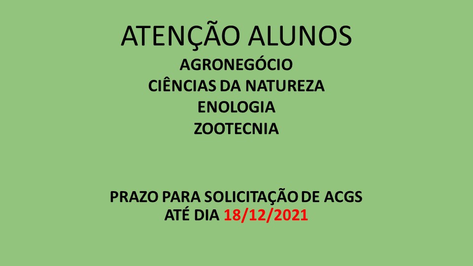 aviso acgs aviso acgs