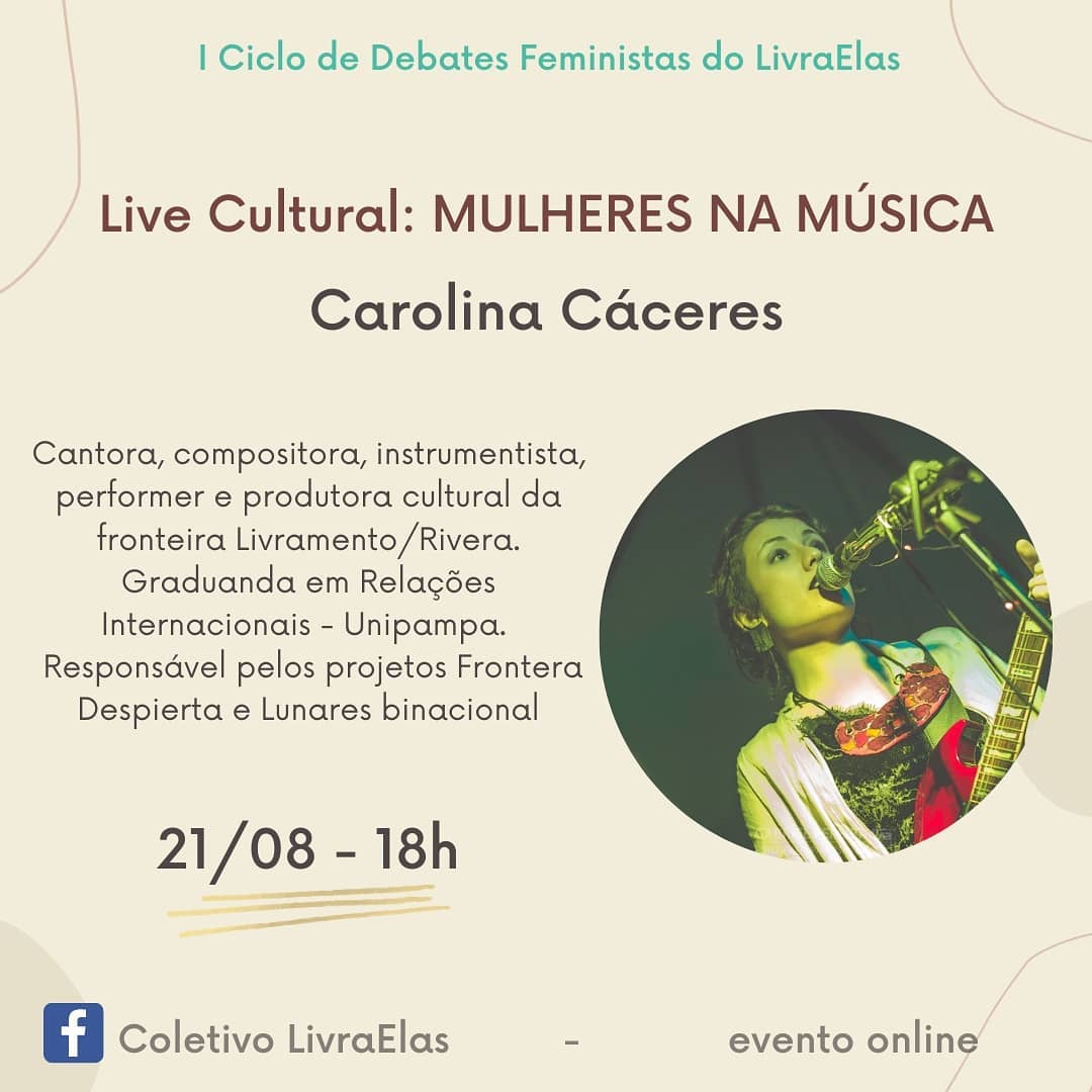 Última atividade será uma live cultural - Divulgação Última atividade será uma live cultural - Divulgação