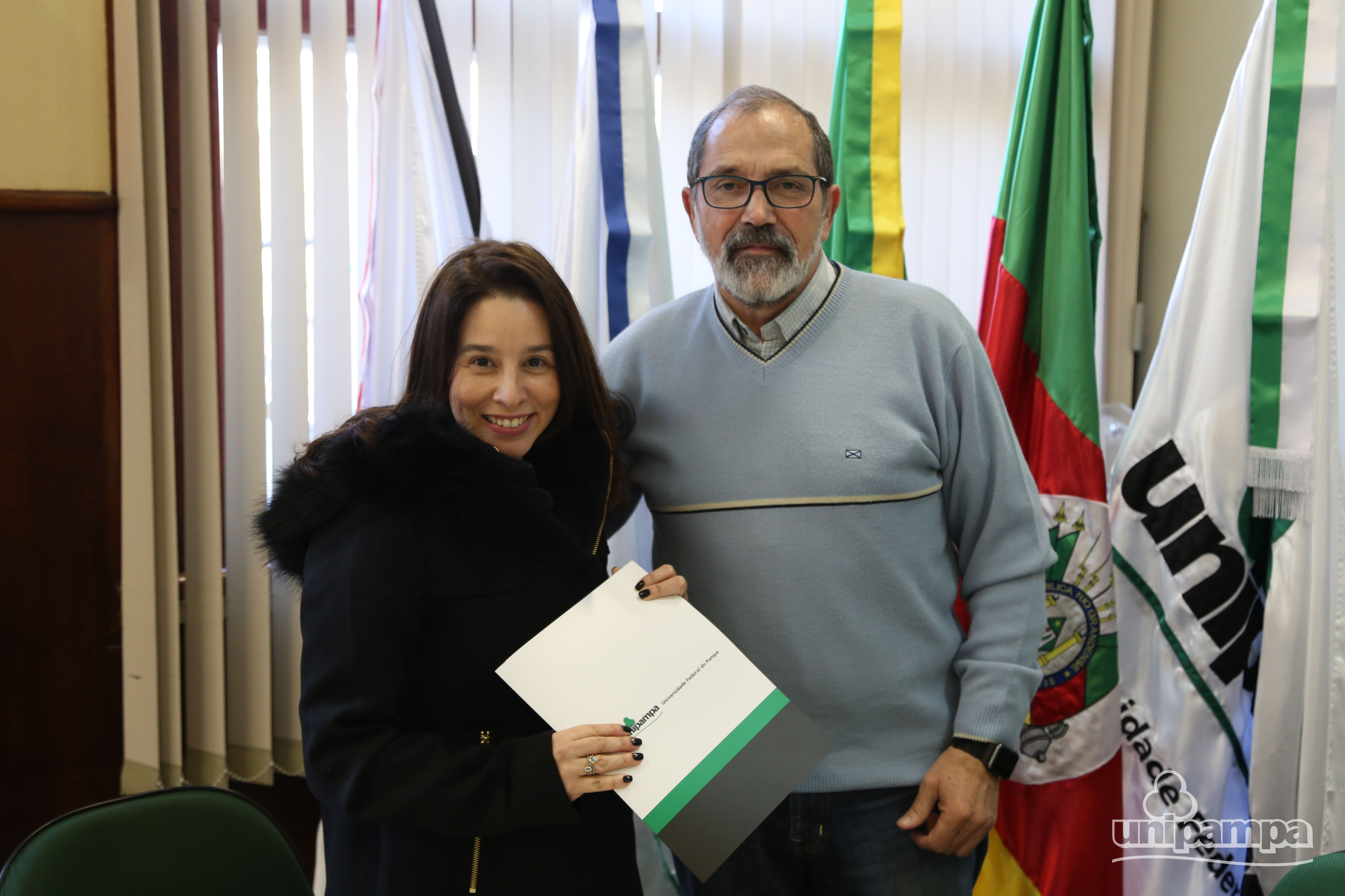 Unipampa recebe novos professores durante cerimônia oficial (Foto: Ronaldo Estevam) Unipampa recebe novos professores durante cerimônia oficial