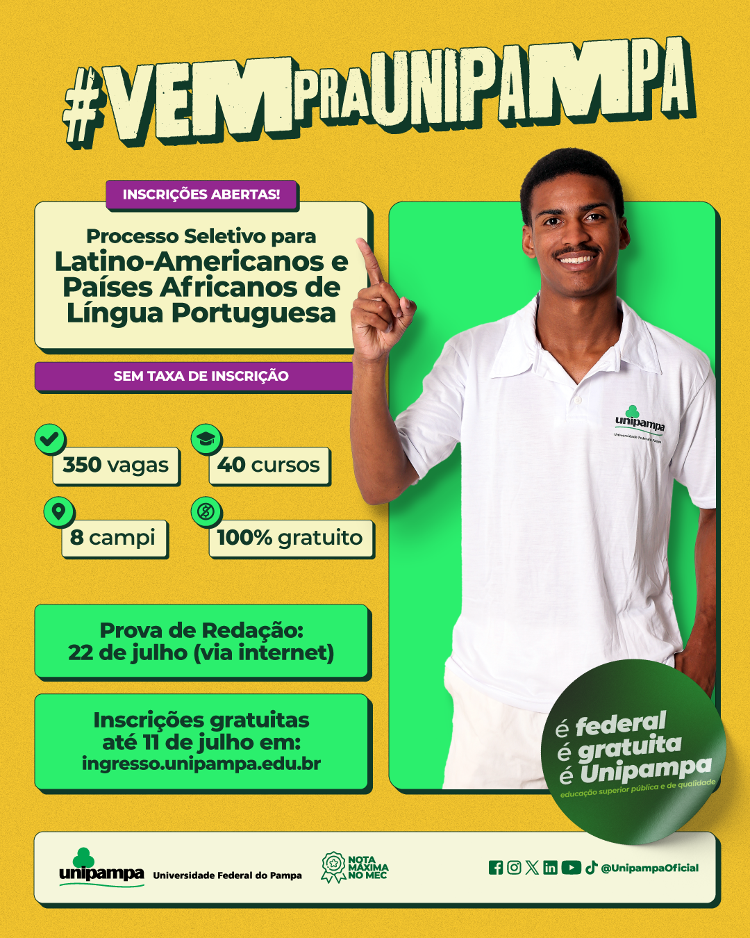 Vagas no Campus Livramento Vagas no Campus Livramento