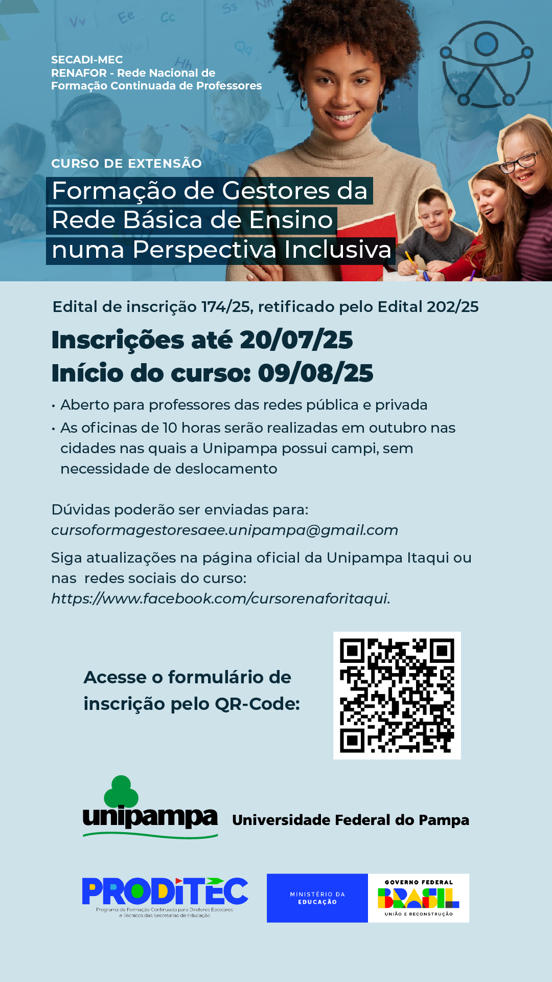 Formação de Gestores da Rede Básica de Ensino numa Perspectiva Inclusiva Formação de Gestores da Rede Básica de Ensino numa Perspectiva Inclusiva