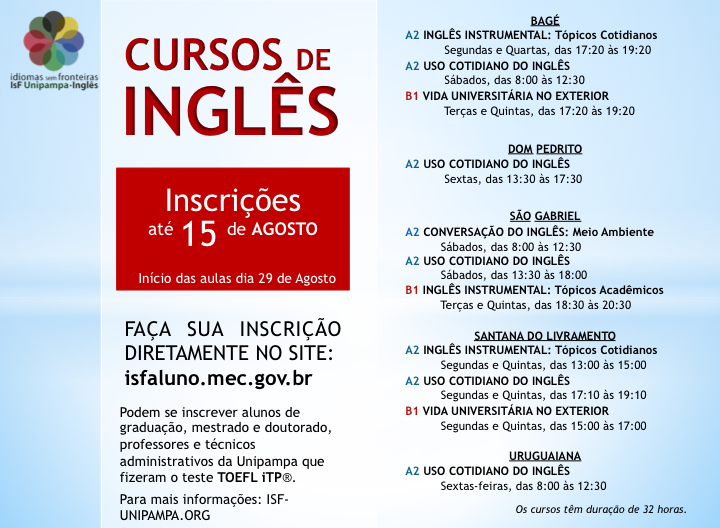 Vagas abertas para curso de inglês básico gratuito – Campus Londrina