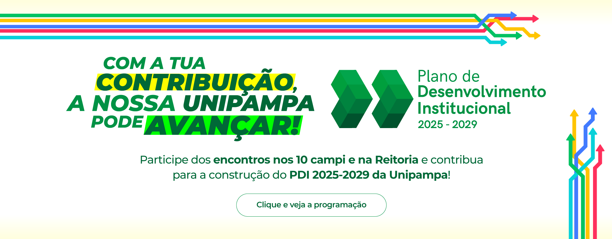 Unipampa convida comunidade acadêmica para elaborar Plano de Desenvolvimento Institucional 2025-2029