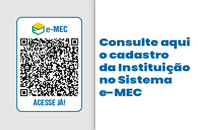 Cadastro na instituiçãono sistema e-MEC - código QR