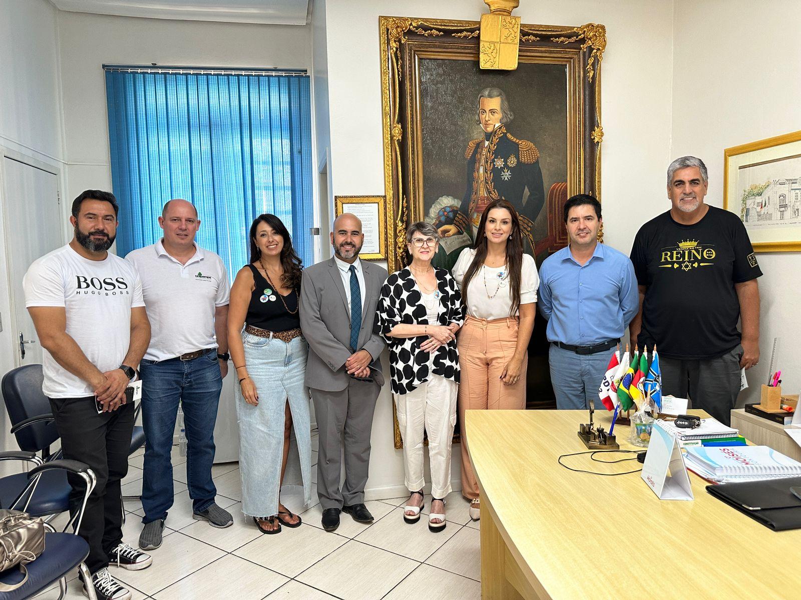 Gestores da Unipampa reúnem-se com Câmara de Vereadores de Alegrete - Foto: Divulgação