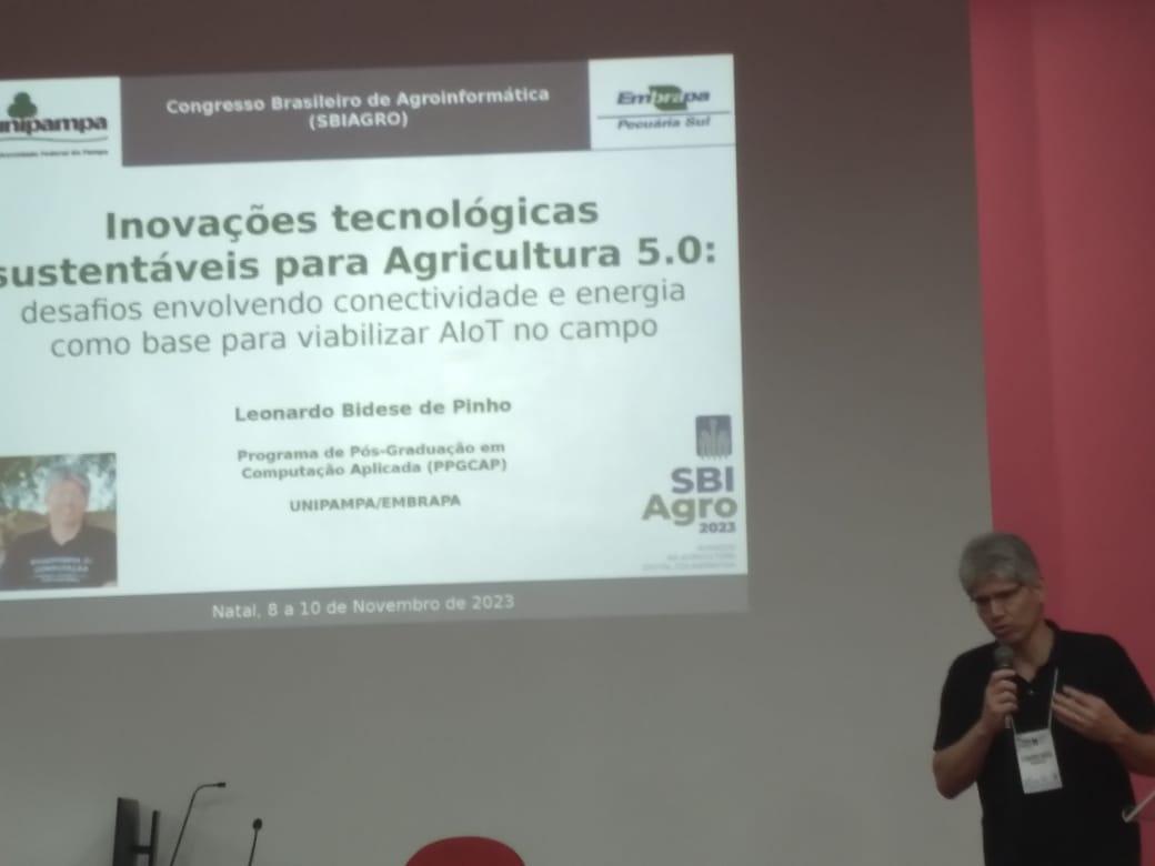Pós-Graduação em Computação Aplicada é destaque Congresso Brasileiro de Agroinformática