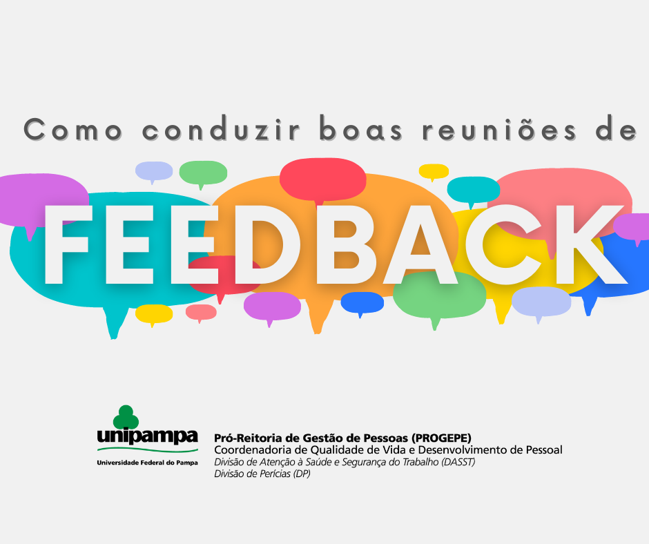 Unipampa lança cartilha “Como conduzir boas reuniões de feedback?”