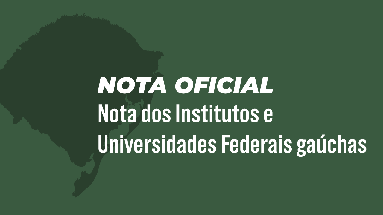 Universidades públicas e institutos federais gaúchos publicam nota à sociedade sobre enfrentamento da Covid-19