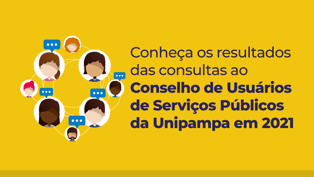 Ouvidoria divulga resultados das consultas ao Conselho de Usuários dos Serviços Públicos da Unipampa