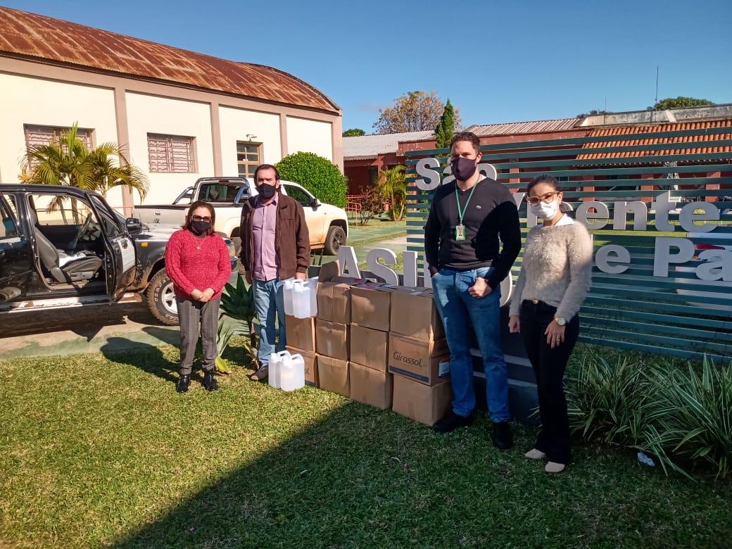 Unipampa realizou doações para o Asilo São Vicente de Paula de São Borja - Divulgação