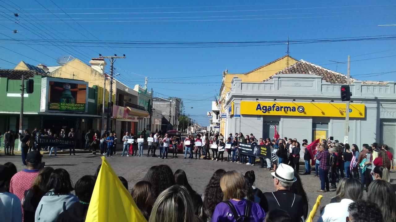 Muitos estudantes participaram das atividades em Jaguarão. Fotos: Divulgação