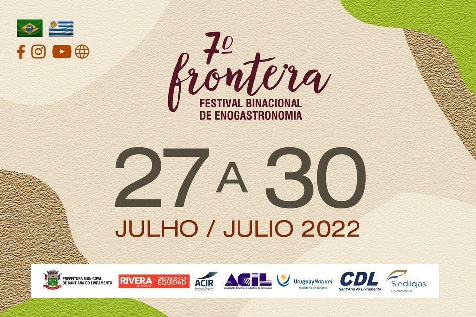 Ilustração do O Fronteira - Festival Binacional de Enogastronomia de Sant'Ana do Livramento e Rivera