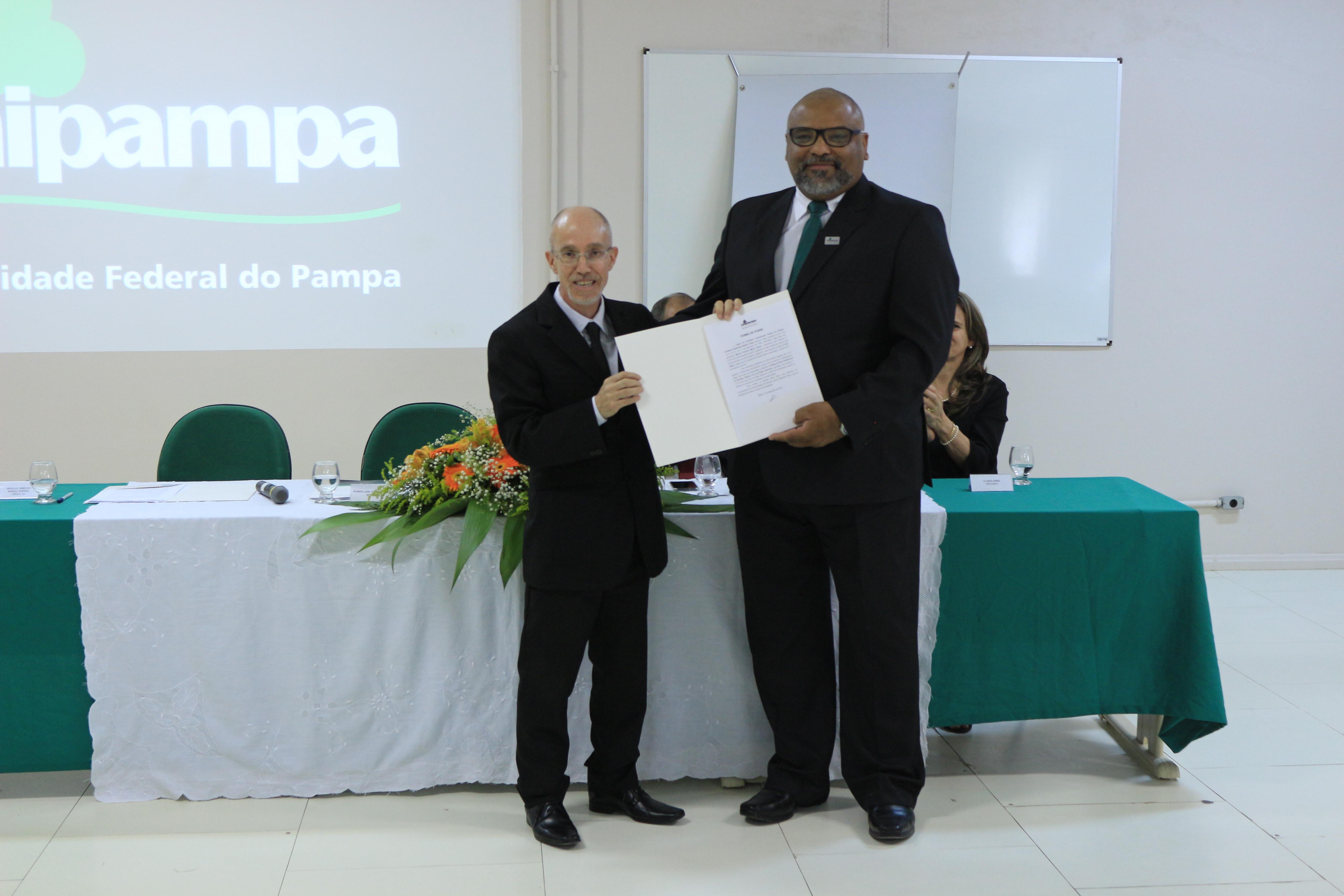O novo reitor nomeou o professor Marcus Querol para o cargo de vice-reitor da Unipampa
