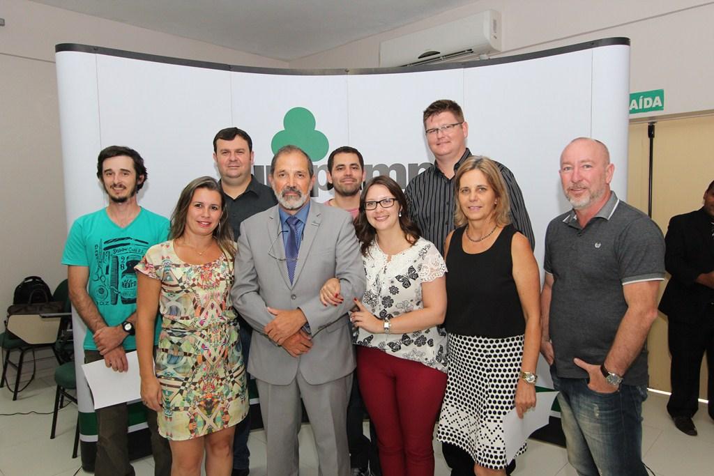 Dirigentes e coordenadores de curso do Campus Caçapava do Sul - Foto: Fernando Cruz/Unipampa