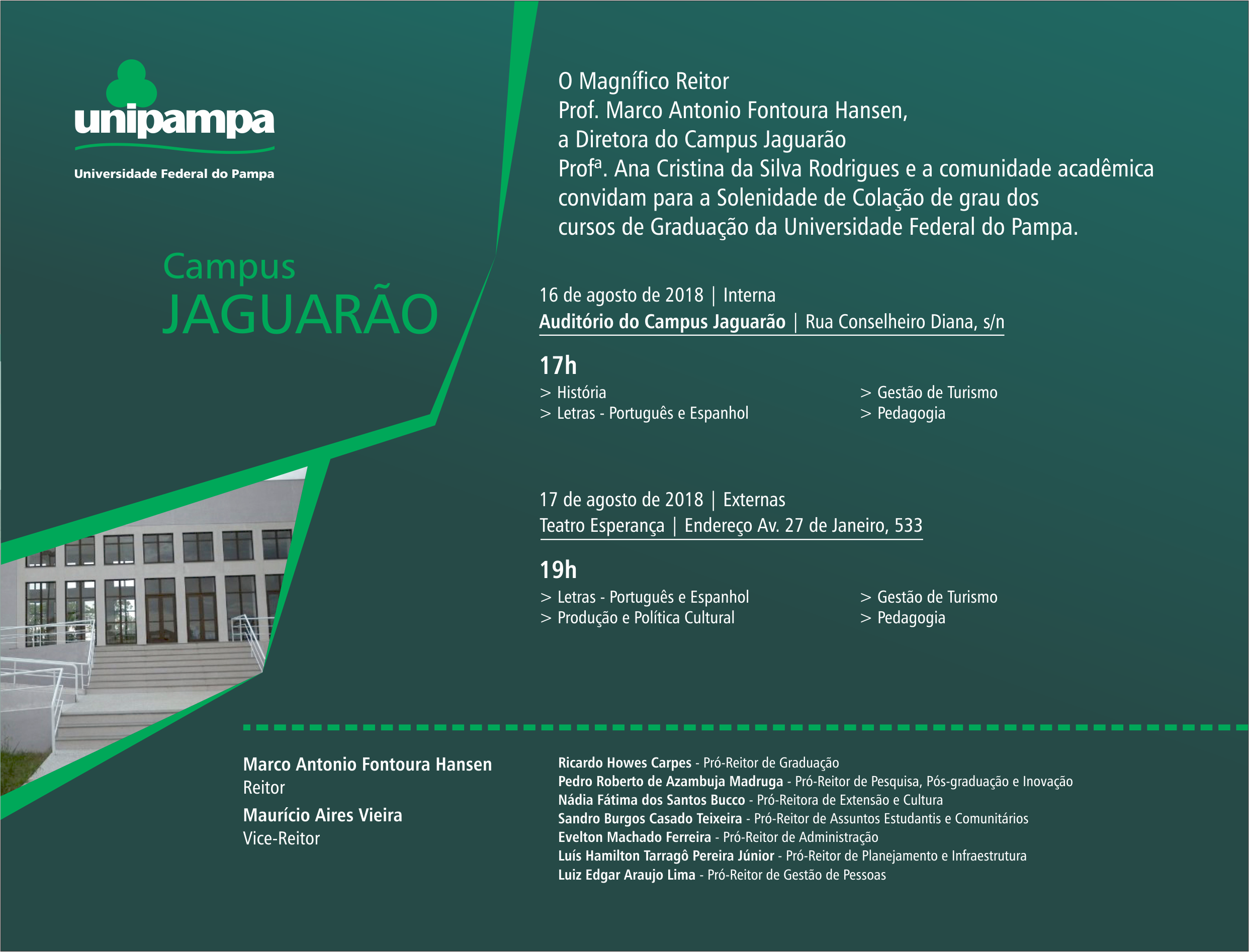 Convite Jaguarão
