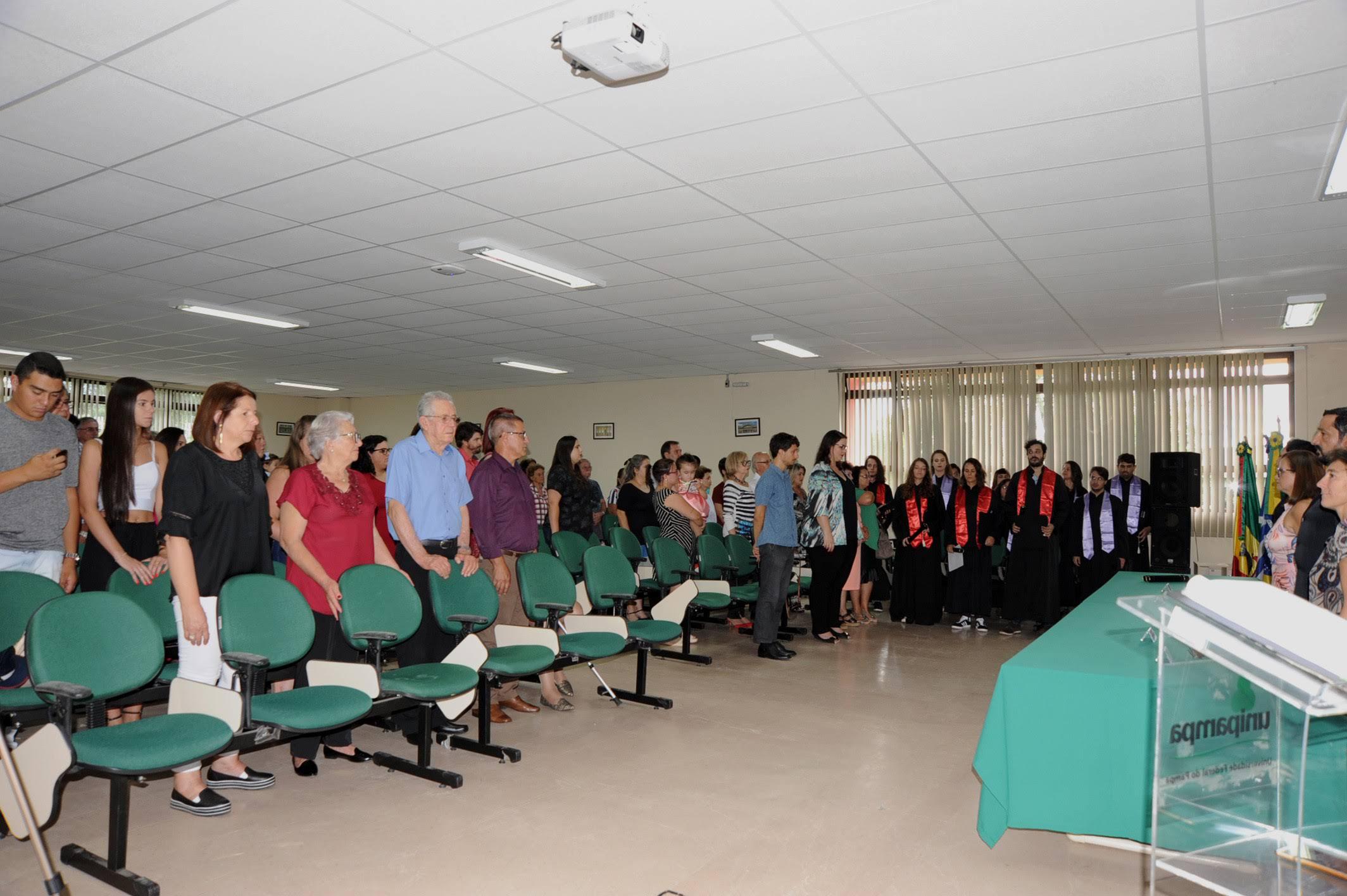 Cerimônia de colação de grau solene interna do Campus Jaguarão