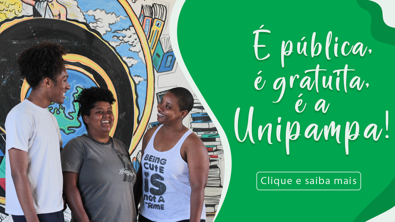 Campanha Institucional "É pública, é gratuita, é a Unipampa", estudantes da Unipampa membros do AfroDrive.