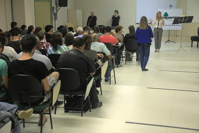 Público lotou o Auditório do Campus. Fotos:Ana Carolina Nogueira e Giovani Andreoli