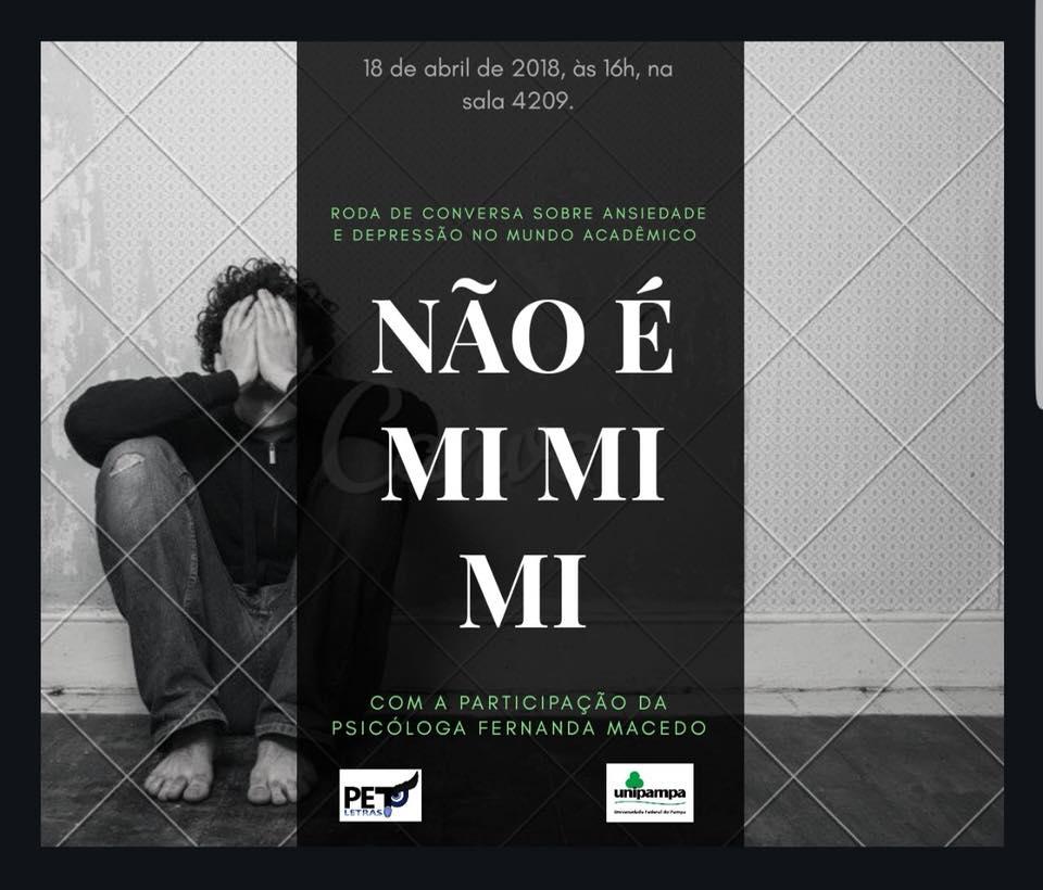 Cartaz de divulgação "Não é Mimimi"