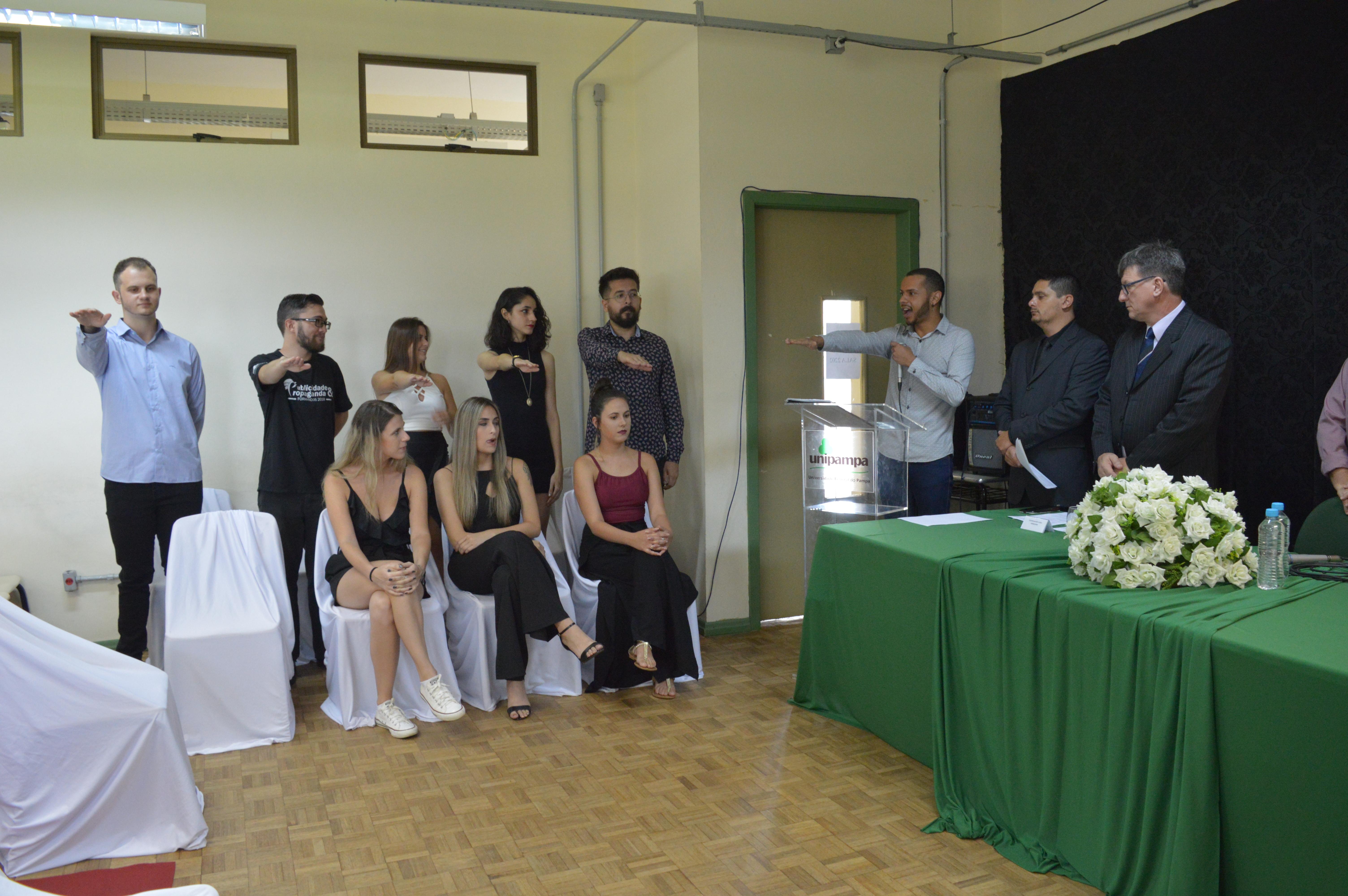Cerimônia de colação de grau solene interna do Campus São Borja