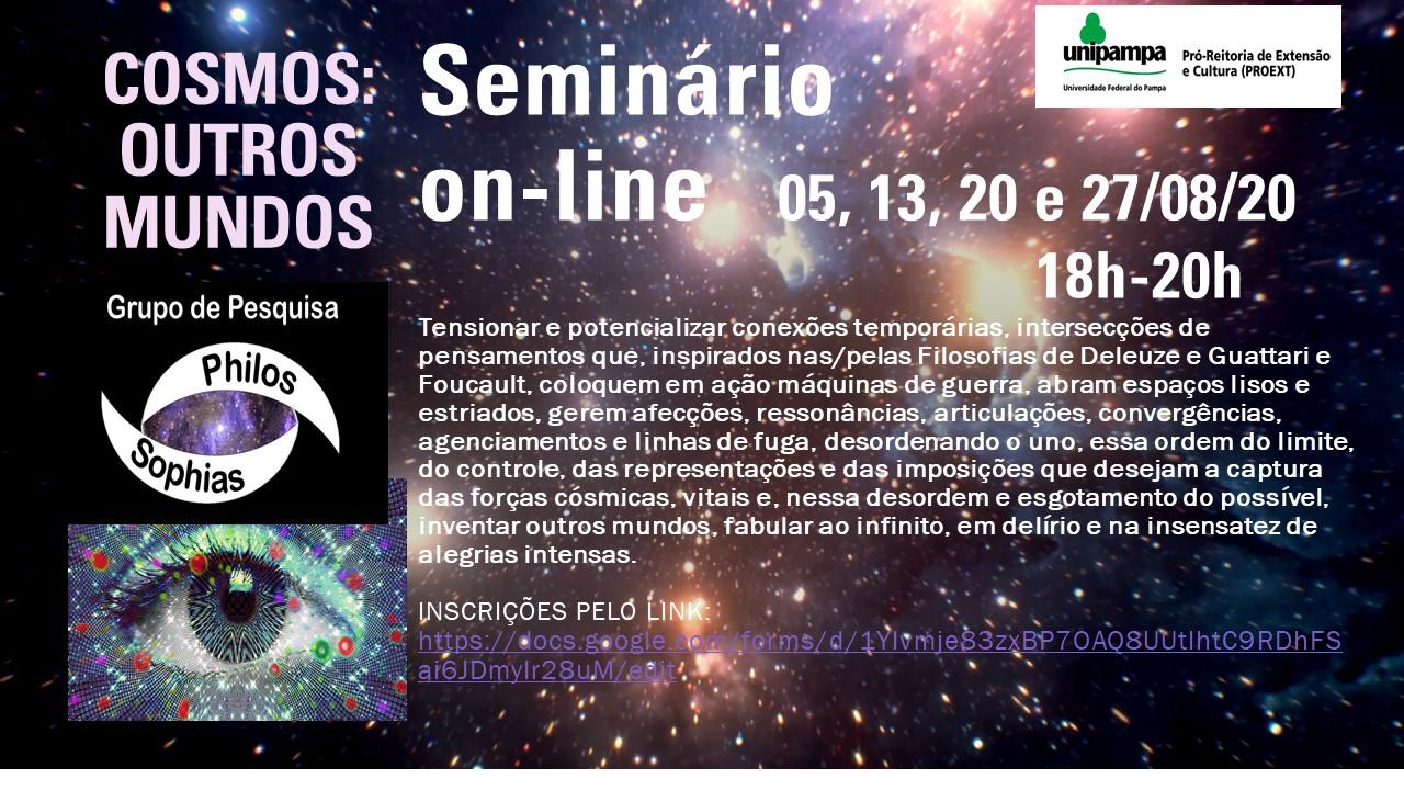 Grupo de Pesquisa da Unipampa promove seminário “Cosmos: Outros Mundos”