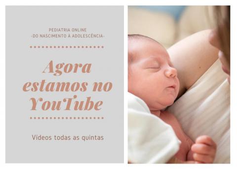 Conheça o canal no YouTube Pediatria On-line - Divulgação