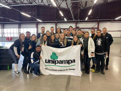 Delegação da Unipampa que participa da Surdolimpíada - Divulgação