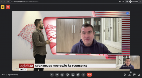Professor da Unipampa concede entrevista à Ulbra TV