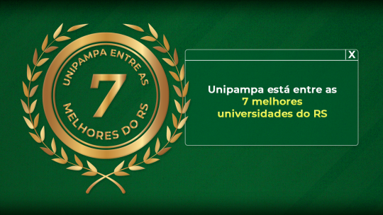 Unipampa está entre as 7 melhores universidades do RS
