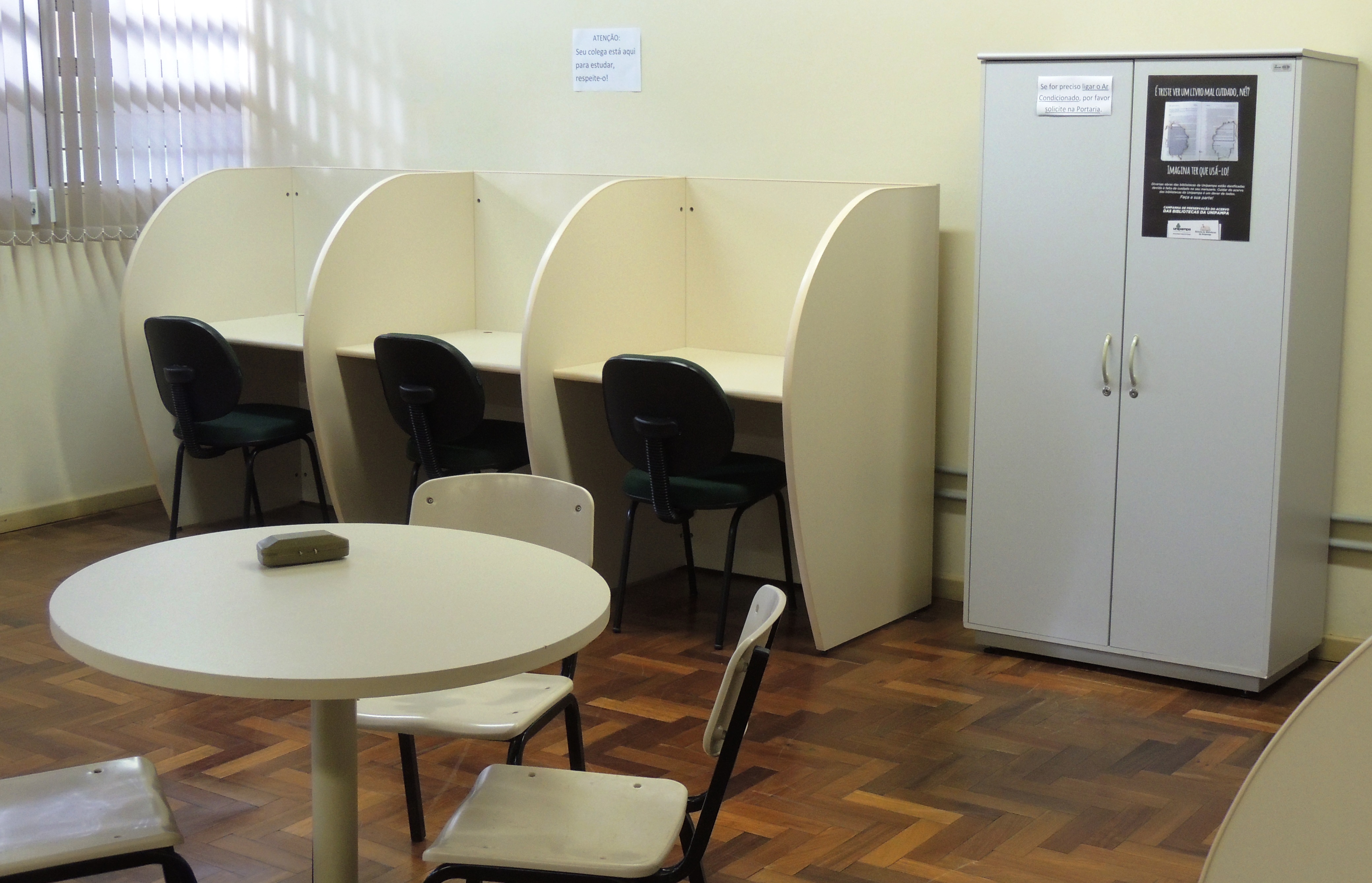 Instalações da sala de estudo no campus I Instalações da sala de estudo