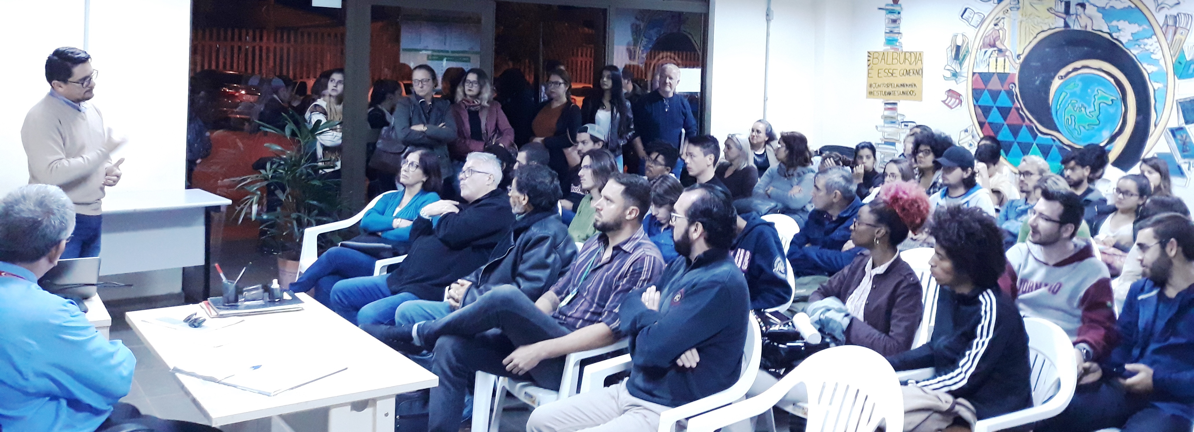 A comunidade acadêmica participou ativamente da reunião geral sobre o orçamento 2019 A comunidade acadêmica participou ativamente da reunião geral sobre o orçamento 2019